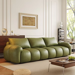 Three-seat sofa 3d model