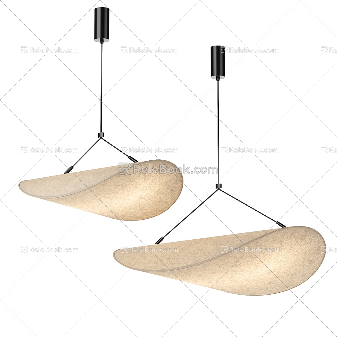 Quiet wind chandelier 3d model