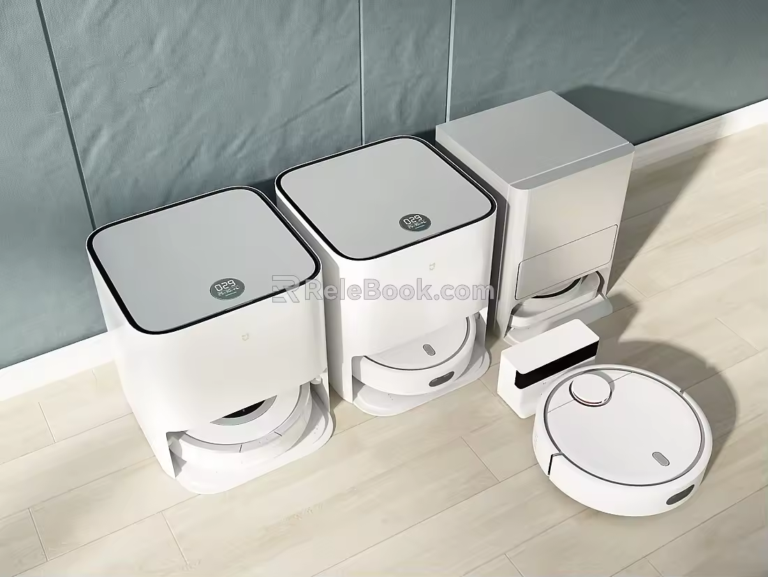sweeping robot 3d model