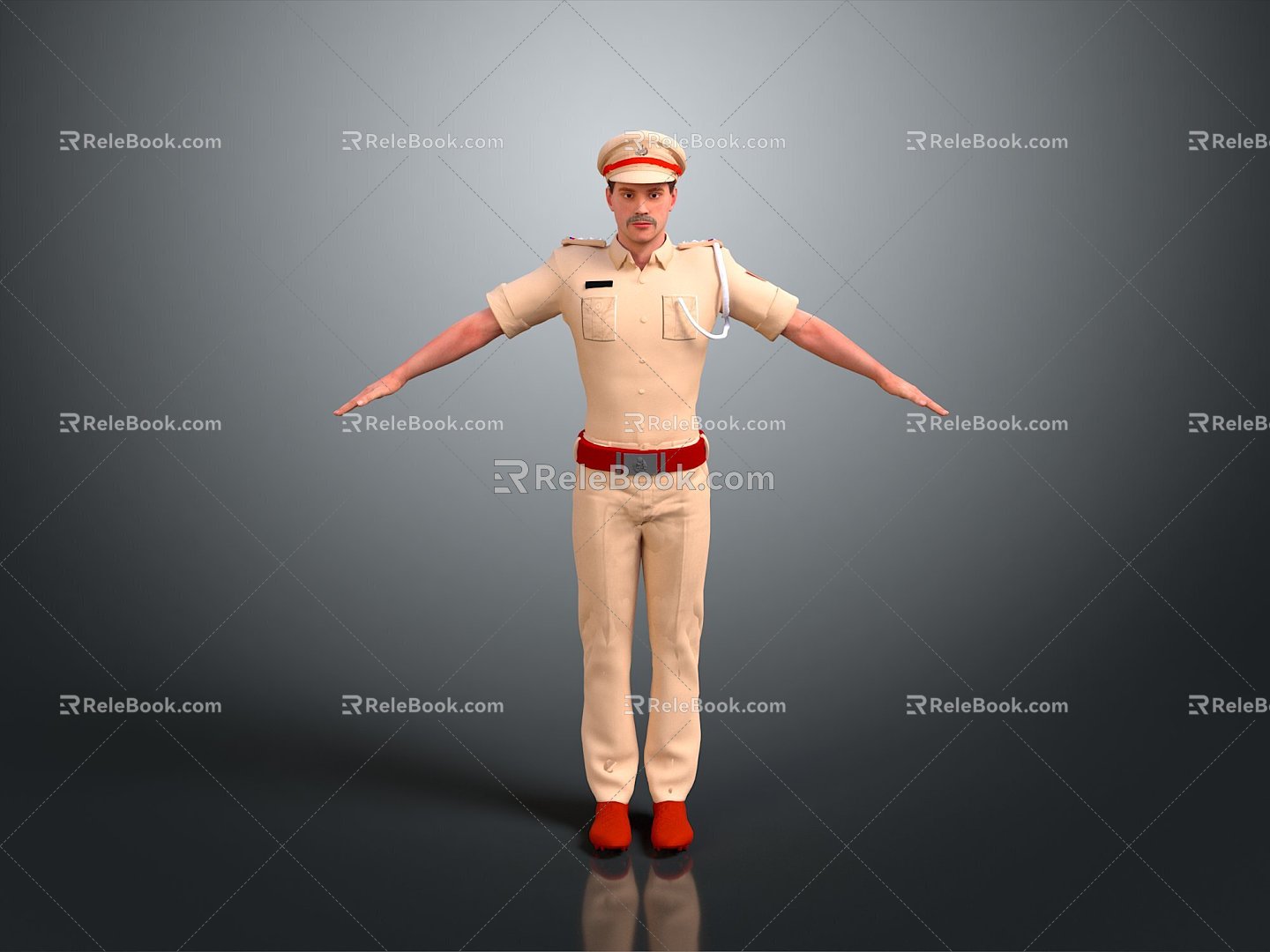 Police officers, civilian police, security, security, soldiers, soldiers, warrior figures 3d model