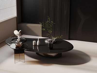 Modern coffee table model