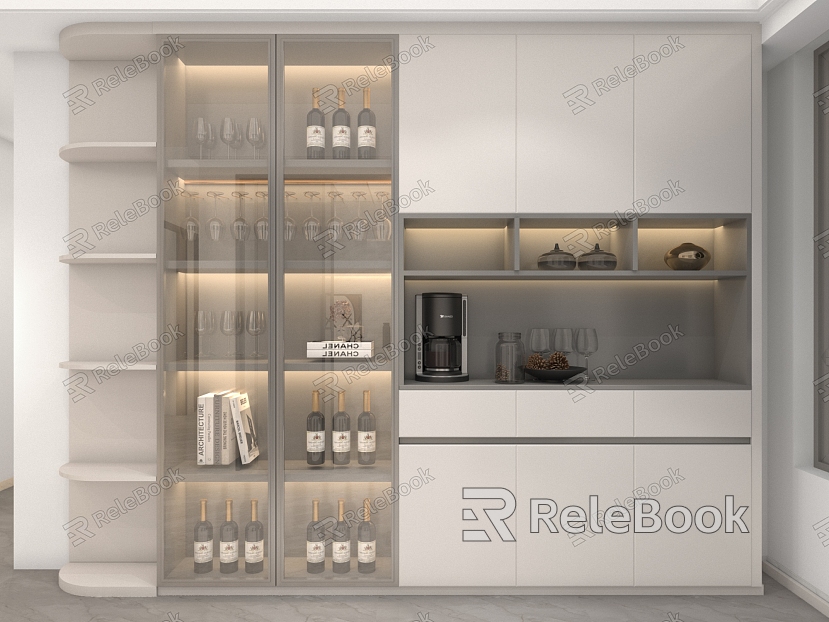 Wine Cabinet model