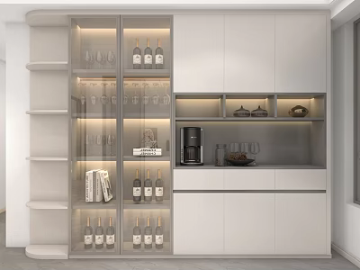 Wine Cabinet 3d model
