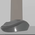Black Wireless Computer Mouse With Sleek Ergonomic Design And Optical Sensor