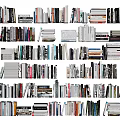 Modern Book Combination Extracurricular Book 3d model
