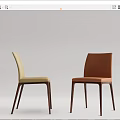 Modern Dining Chairs with Multiple Color Options Wooden Legs Contemporary Design