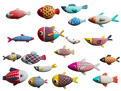 Cartoon Fish cartoon-fish Cartoon Style Fish 3d model