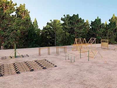 Training equipment Military equipment 3d model