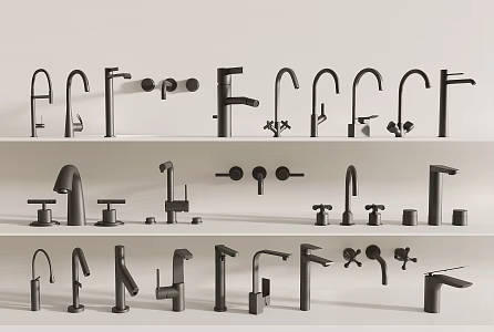 Modern faucet 3d model