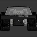 Sleek Black Sports Car With Streamlined Body Grille Design And Retro Styling