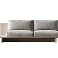modern double sofa fabric double sofa 3d model