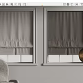 MISSANA window curtain fabric curtain rolling shutter 3d model