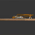 Mouse Trap For Catching Mice With Wooden Base And Metal Spring Frame