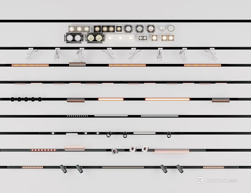 Different Modern Fishing Rods With Various Reels And Accessories 3d model 