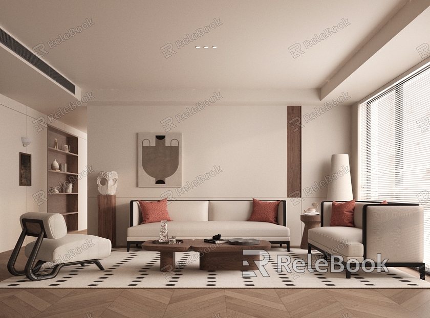 Living room combination model