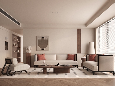 Living room combination model