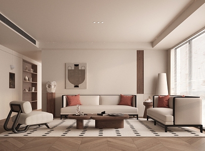 Living room combination 3d model