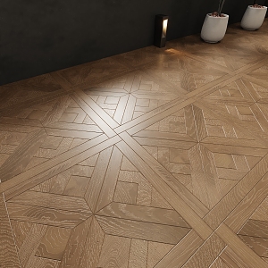 Parquet European-style wood flooring French flooring 3d model