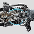 Sci-fi weapons futuristic weapons Sci-fi props 3d model