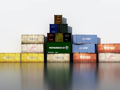 Industrial LOFT Container 3d model