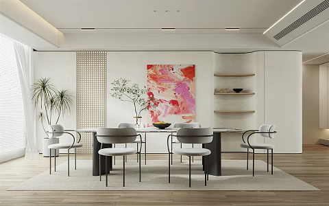 Modern Restaurant 3d model