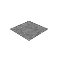 Gray Stone Ground Featuring Various Square Bricks And Patterned Outdoor Layout 3d model