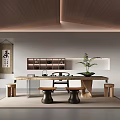 New Chinese Tea Room 3d model