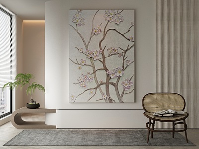 modern decorative painting 3d model