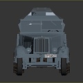 Bulletproof Car Armed Jeep Armed Car Armed Bulletproof Car Military Jeep Off-road Jeep Humvee 3d model