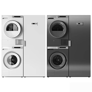 Modern Washer Dryer 3d model
