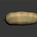 Fresh Ripe Jackfruit With Textured Green And Brown Skin On Dark Surface
