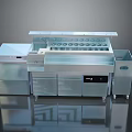 Stainless Steel Commercial Kitchen Equipment Workstation With Cabinets Drawers And Countertop
