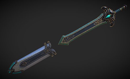 Fantasy Sword 3d model