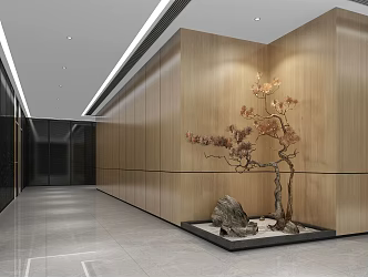 Modern Aisle Corridor 3d model