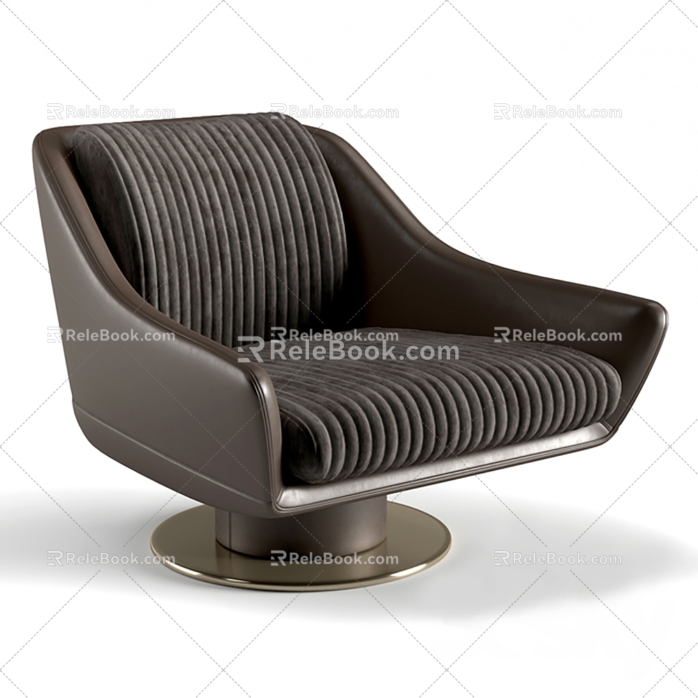 Modern Single Sofa Sofa 3d model