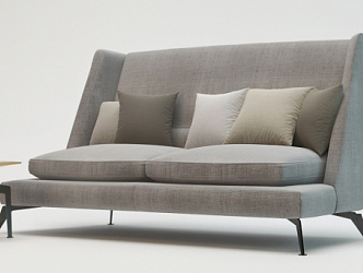 Double sofa 3d model