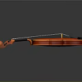 Classical Red Violin Musical Instrument With Wooden Body And Strings