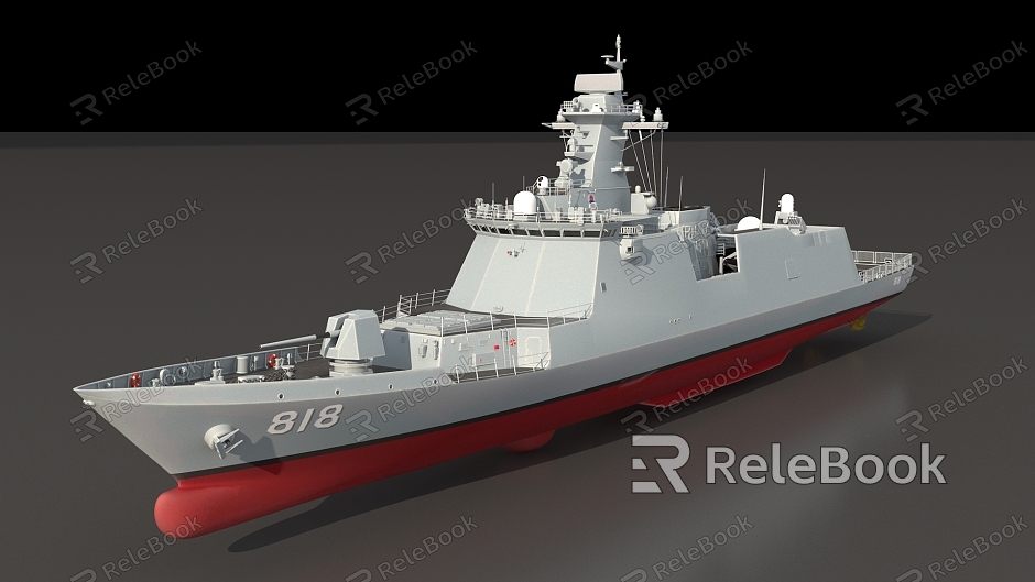 Cruiser Frigate Warship Destroyer Warship South Korea Daegu Frigate Cruiser Ship Ship Carrier Super Realistic High Precision Movie Class model