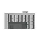 Modern Multi Story Office Building With White Exterior And Glass Facade Design