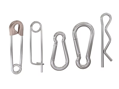 paper clip clasp hook 3d model