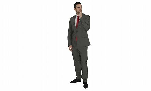 modern man 3d model