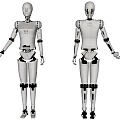 Intelligent robot science and technology sense robot virtual character explanation robot 3d model