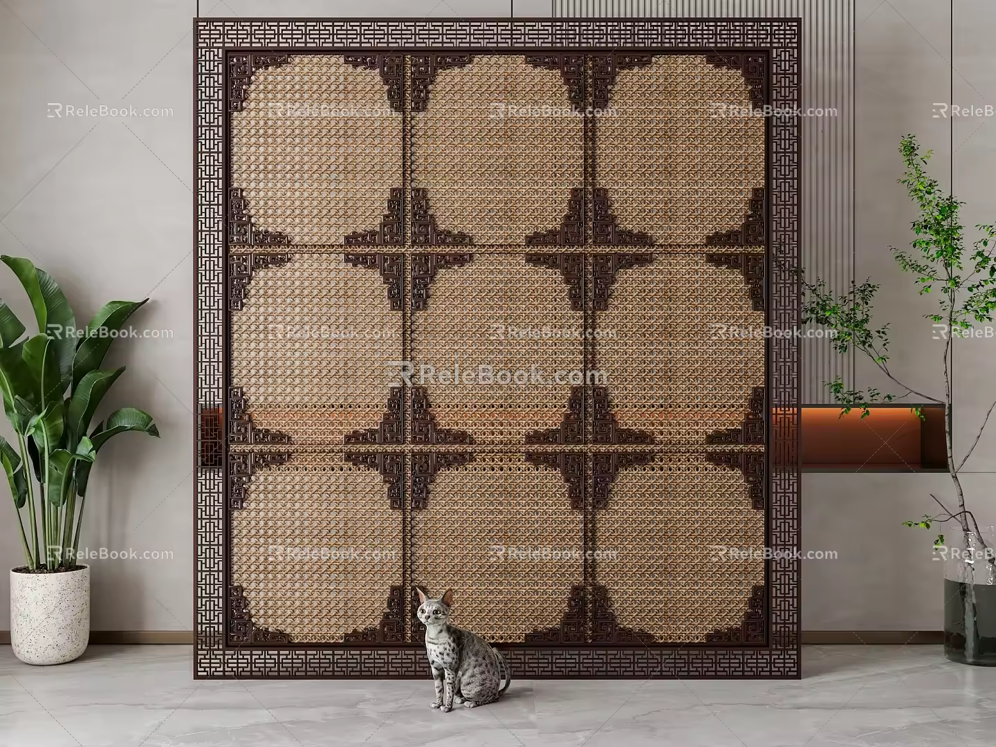 New Chinese Partition 3d model
