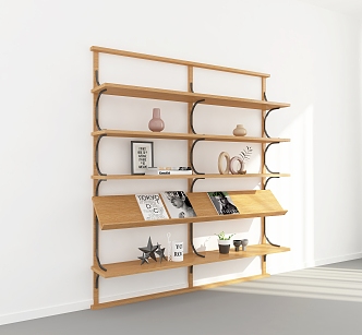 Modern Storage Rack 3d model