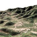 Aerial Planning of Mountain Terrain with Topographic 3D Model and Natural Features