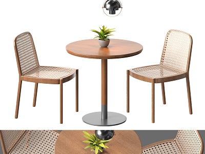 Casual table and chair suit model