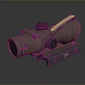 Infrared Steiner Laser Pistol Light Source Firearm Sight Firearm Device 3d model