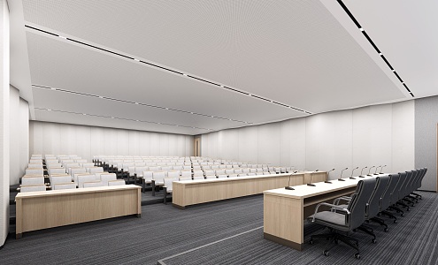 Modern Conference Hall Report Hall 3d model