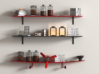 Modern Storage Rack 3d model