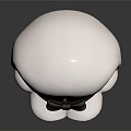 White Beret Hat Featuring Gray Bow Decoration for Stylish Fashion Look